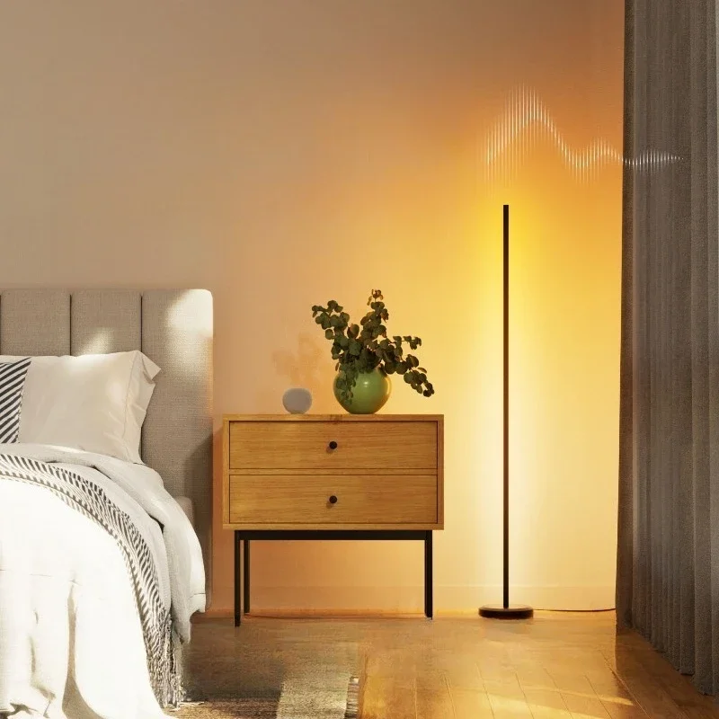 ضوء أرضي ذكي غاسل LED تغيير تدريجي ضوء اللون، ضوء جو رياضي إلكتروني، مزامنة الصوت والضوء