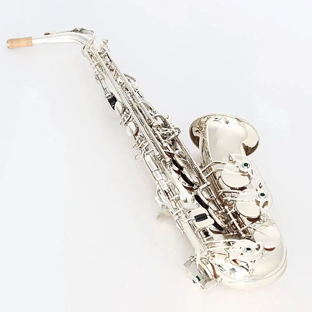 

Silver 803 Professional Alto saxophone Eb Upgrade Double Rib French Craft Jazz Instrument alto sax High Quality