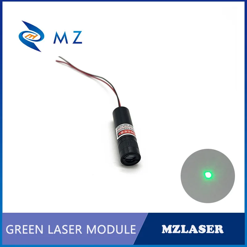 Hot Selling Compact Adjustable Focusing 520nm 1mw Lower Power Class II 3V 5V 12V 24V Green Dot Laser Diode Module Industrial