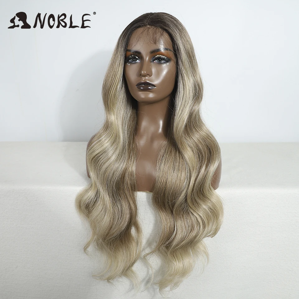 Noble Synthetic Lace Front Wig Long Wavy 30\