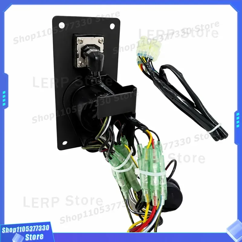 Single Engine Ignition Cut Off Switch Panel Kit 4 LED for Outboard Motor Marine Boat Replacement Part 06323-ZZ5-764