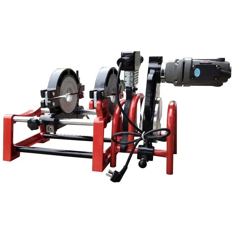 PE pipe hot melt butt frame 160pe hot melt machine butt welding frame manual single column two ring hot melt machine pipe weldin