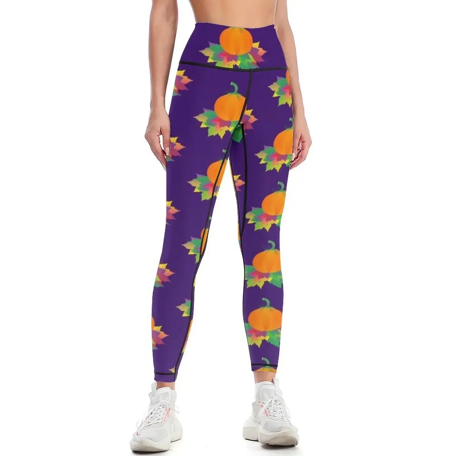 

Hello Pumpkin Leggings active wear gym pants for fitness sporty woman gym Womens Leggings