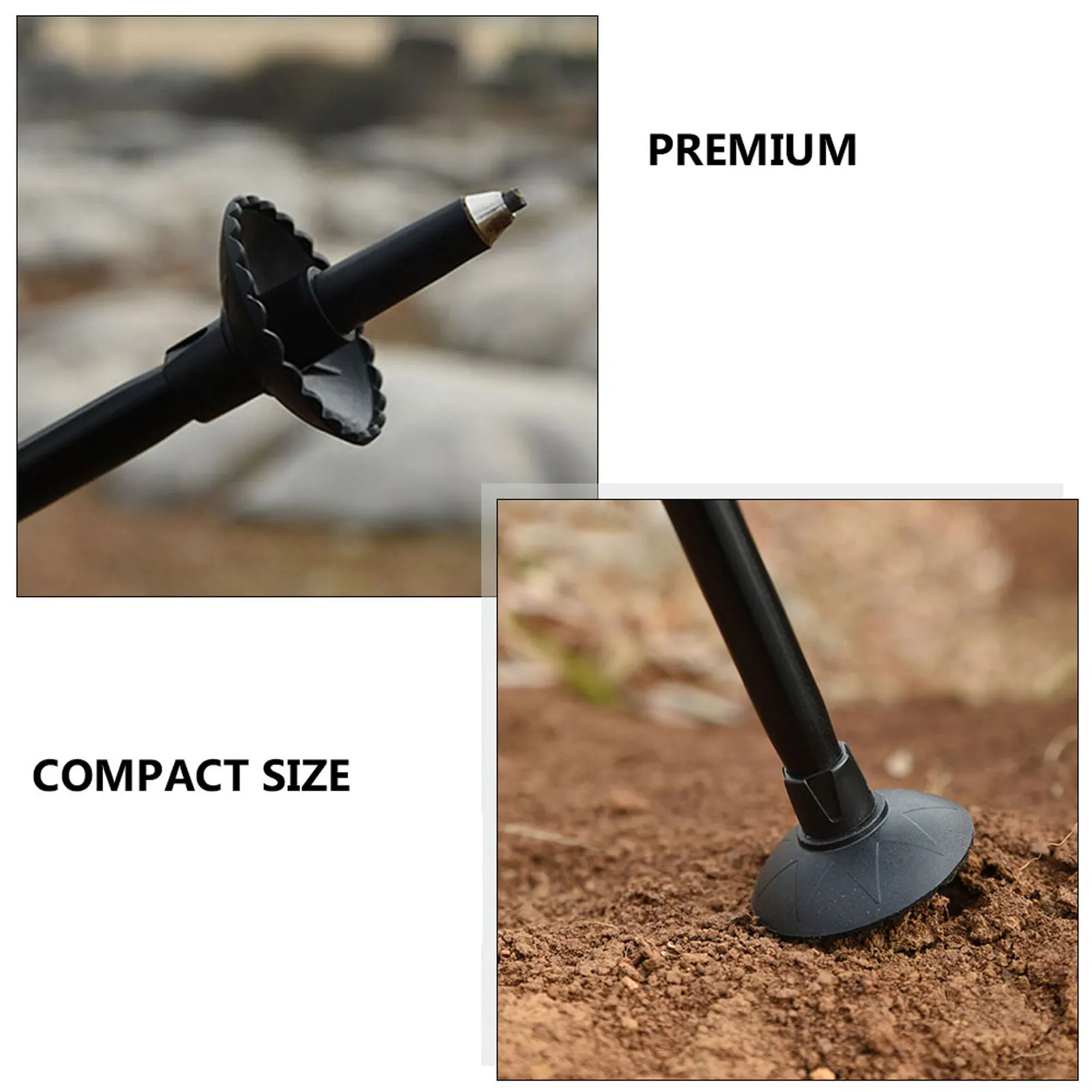 

12pcs Rubber Trekking Pole Mud Trays Anti-Slip Wear-Resistant Hiking Accessories Mud Blocker Guards Pad Cover for Climbing