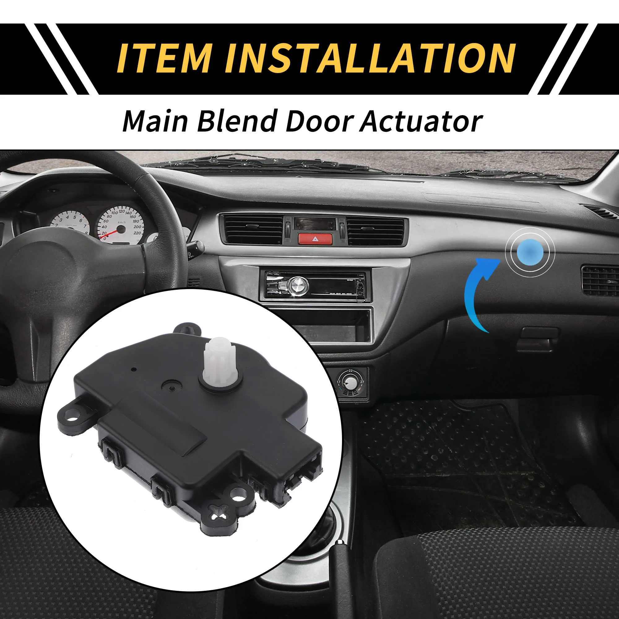 

UXCELL HVAC Air Door Actuator Heater Blend for Ram 1500 2010-2012 No.604038/68048902AA