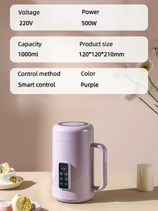 110V/220V電気ケトルシチューポットスロークッカーポータブルクッキングポットライス炊飯器シチュースープトラベル暖房カップ1000ml 12ベストセールスエレクトリックスープポット-11