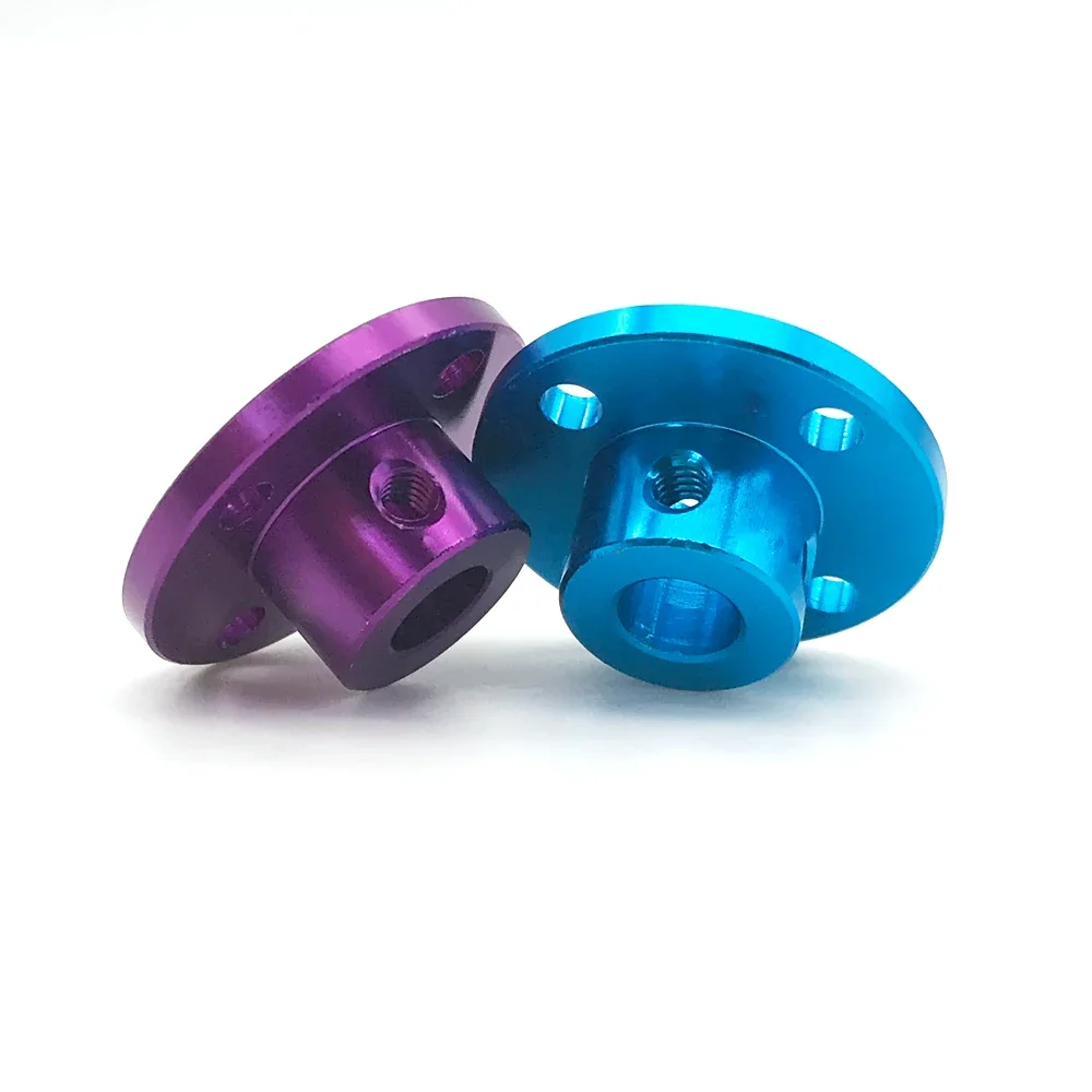 Colored aluminum alloy flange coupling 3/4/5/6/8mm flange guide shaft optical axis support fixed seat
