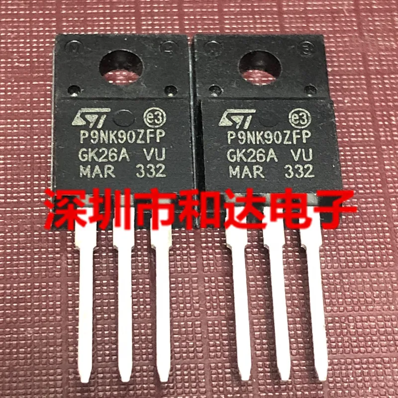 10pcs P9NK90ZFP STP9NK90ZFP  F 900V 9A