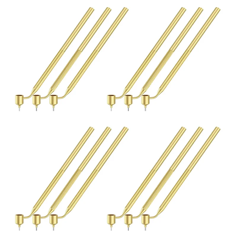 

AT29-набор из 12 насадок Pysanka, ручки для рисования из горячего воска для декоративного искусства, пасхальных яиц, принадлежности Pysanky