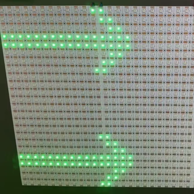 

Заводская цена, 12В SPI цифровой RGB RGBW LED гибкий модуль, адресный световой модуль Dream Backlight Sheet для отображения изображений, видео и текста на ониксе