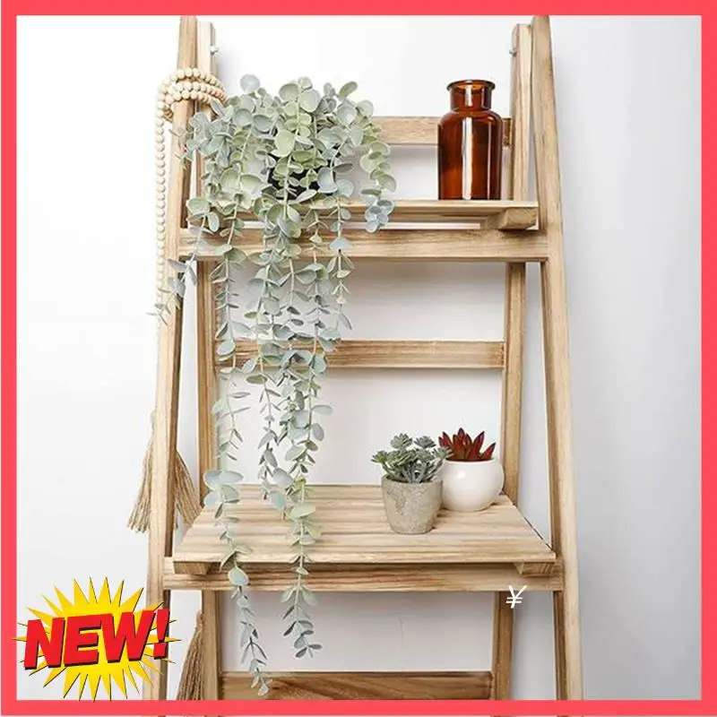 

B17C 3 Pcs Artificial Hanging Plants Potted Eucalyptus Hanging Plant For Wall Room Home Patio Indoor Outdoor Decor Easy To Use
