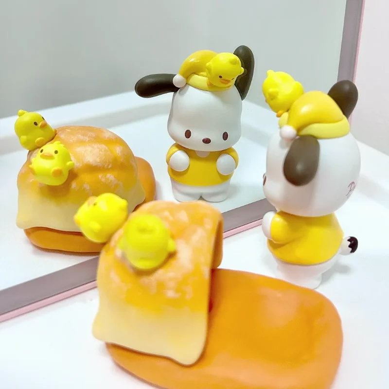 

Подлинные персонажи Sanrio Happy Baking Series слепая коробка аниме фигурка Hellokitty Mystery Box Kawaii Bakery Theme Trendygirl Gift