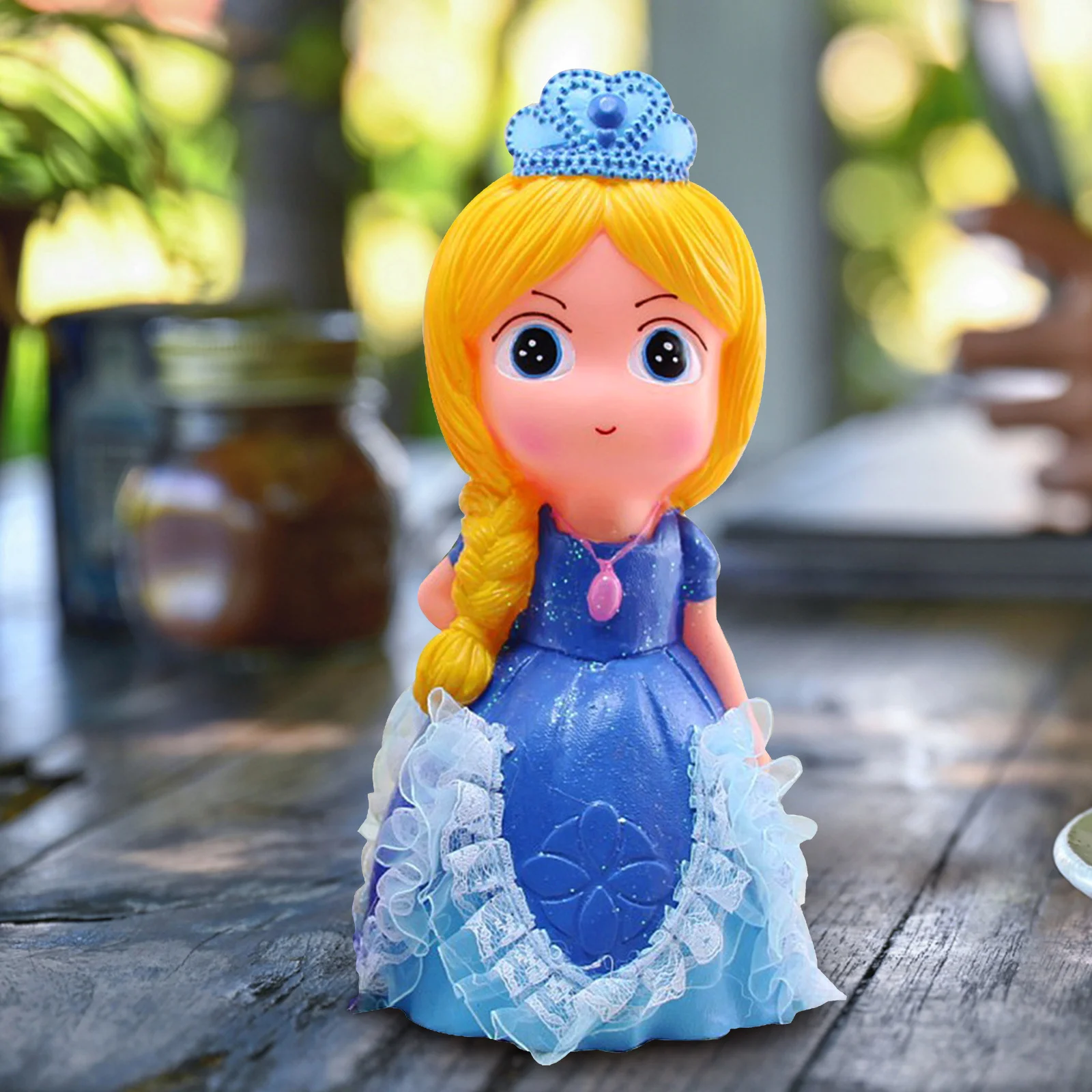 

Creative Saving Case Plastic Coin Bank Mixed Color Pattern Durable Eco Friendly Bedroom Decoration Saving Pot Gift Desktop