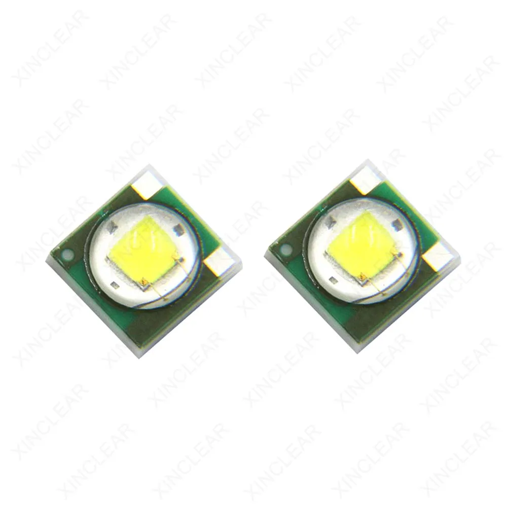 10pcs High Power LED Chips 1W 3W Warm Natural White Red Green Blue Yellow SMD 3535 Lamp Beads With 12 14 16 20mm PCB Board Diode