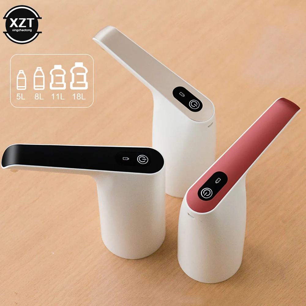 Portable USB Charging Automatic Electric Water Bottle Pump 4.5L/5L/75L/10L/11L/15L Button Control Drinking Pump Home
