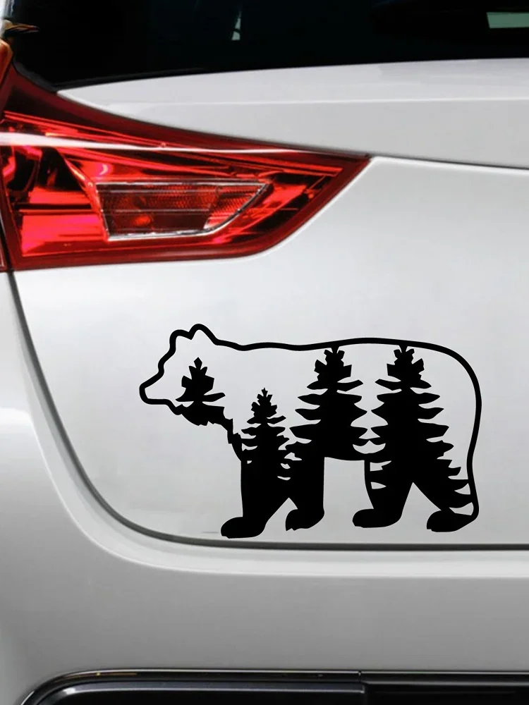 Personality Animal Deer Bear Exterior Parts Custom Stickers on Motorcycle Products Sticker for Car Accessories PVC Stylish, PVC view 2