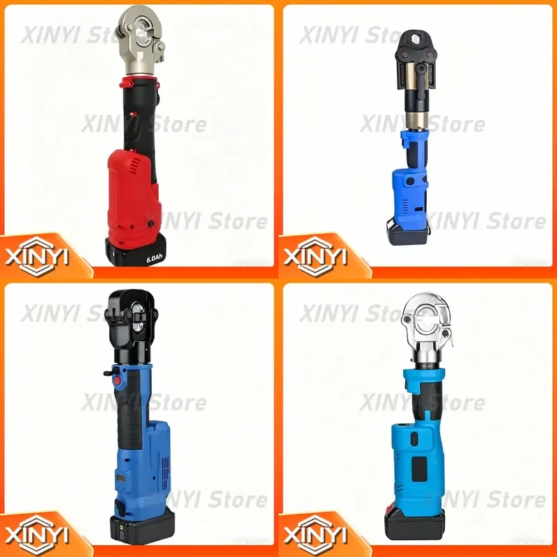 for 300 32C 18V 65KN Hydraulic Pliers 2-in-1 Cutting Crimping Tool Battery-Powered CE Certified Alloy Steel 30000 Times 4.0Ah
