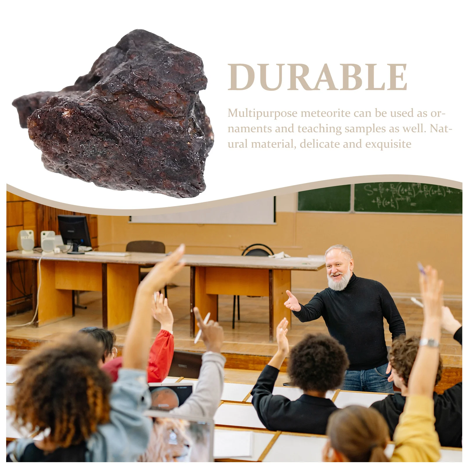 Space Stone Olive Meteorite Sample Lithosiderite Decor Decoration Teaching Tool Adornment