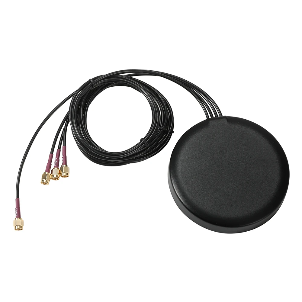 5G NR 4G LTE MIMO 접착식 자석 마운트 IP67 안테나(LMR100 케이블 SMA 수 포함)