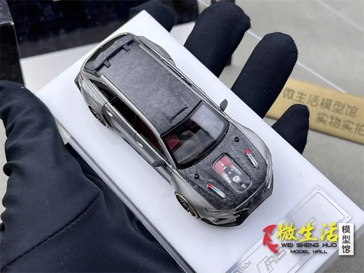 

TOP 1:64 RS6 Matte grey Collection Gift Scale Model Car