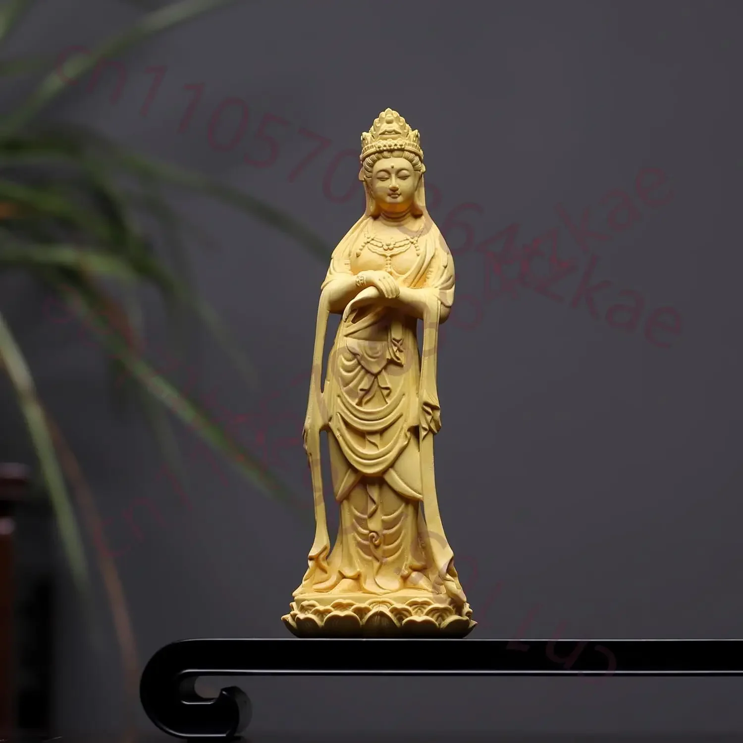 statue-de-bodhisattva-guanyin-kuan-yin-en-bois-de-buis-sculpte-a-la-main-avec-perles-et-base-en-lotus-ornement-spirituel-pour-la-maison