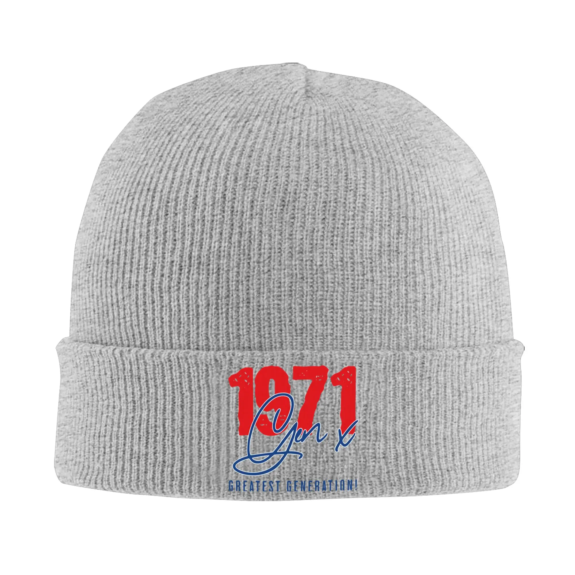 Generation X 1971 Hat Autumn Winter Beanie New  Cap Female Male Acrylic Bonnet,