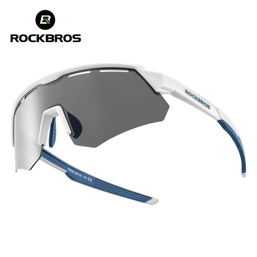 ROCKBROS gafas polarizadas para ciclismo 4 lentes intercambiables marco para miopía protector solar protección UV400 gafas para bicicleta de montaña