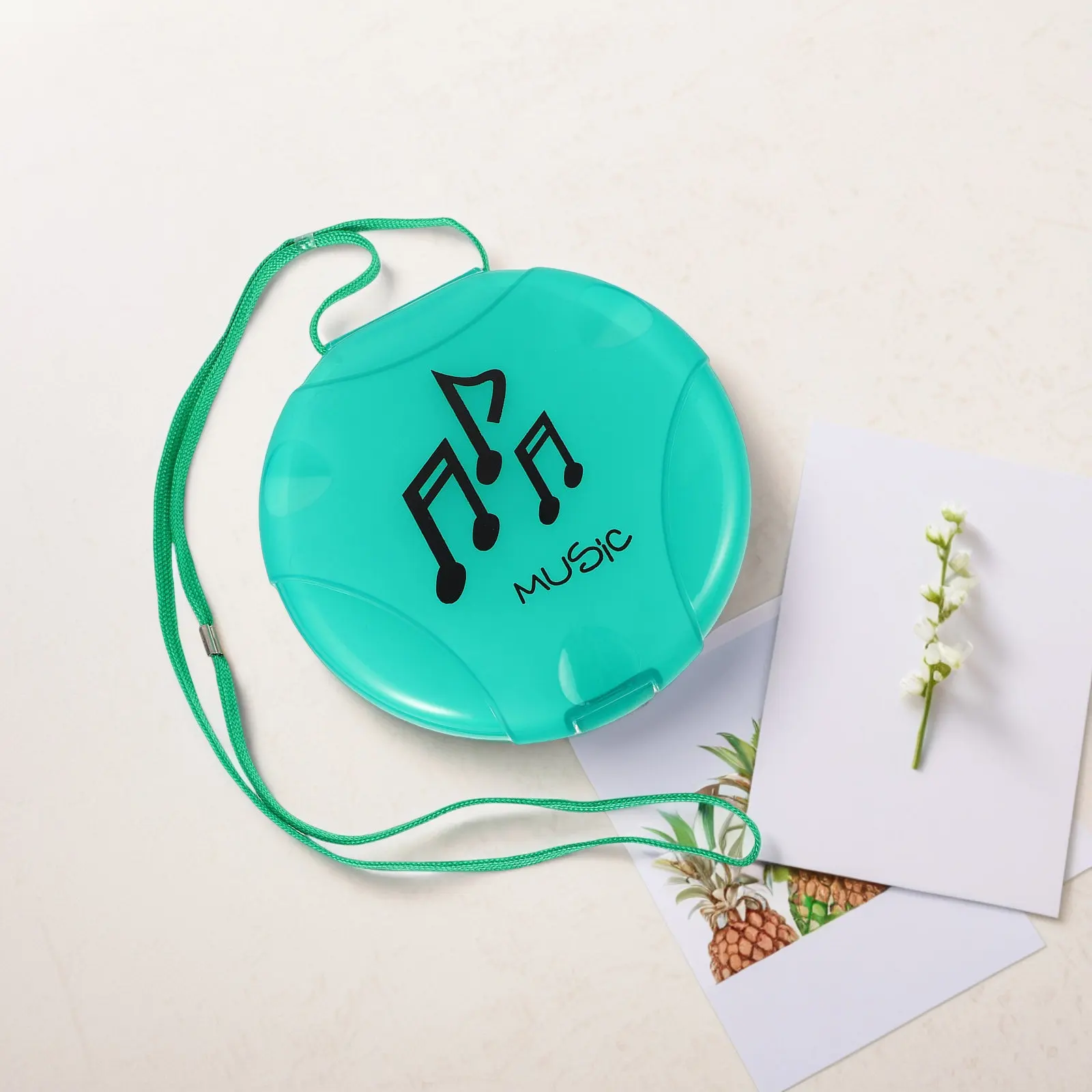 Portable Cd Dvd Case Storage Holder Music Note Design Organizer Scratch Dust Resistant for Travel Home Dvd Case Holder