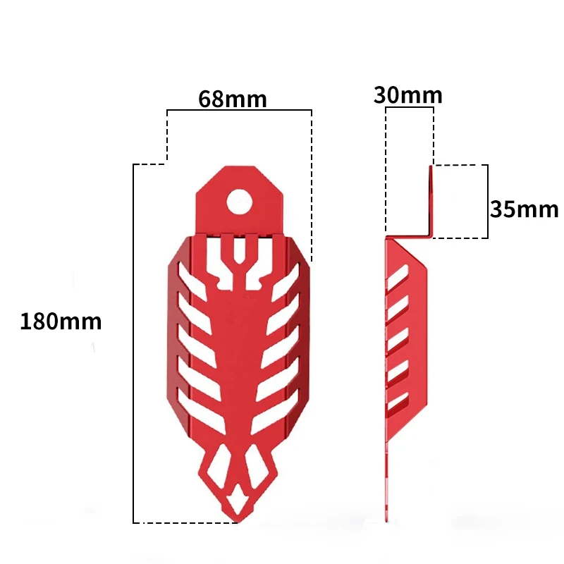 Tampa do amortecedor para Yamaha, garfo dianteiro e traseiro, acessórios de modificação universal, YZ 125 250F 250FX 450F 450FX 250 450, 2PCs