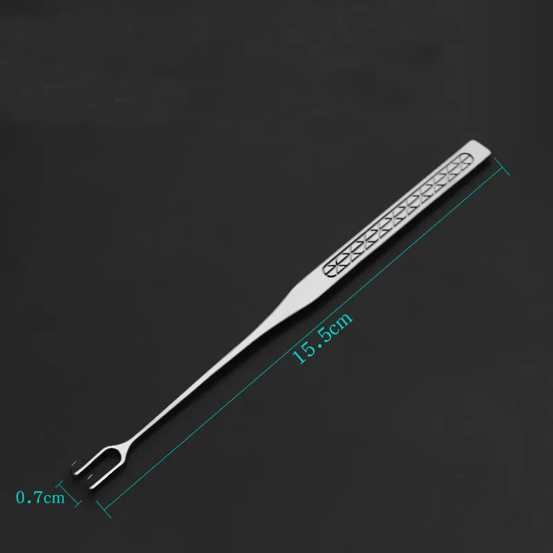 Beauty and plastic surgery, double eyelid self pulling hook, nasal microsurgical tool, sharp head, blunt head, eyelids, bags, an