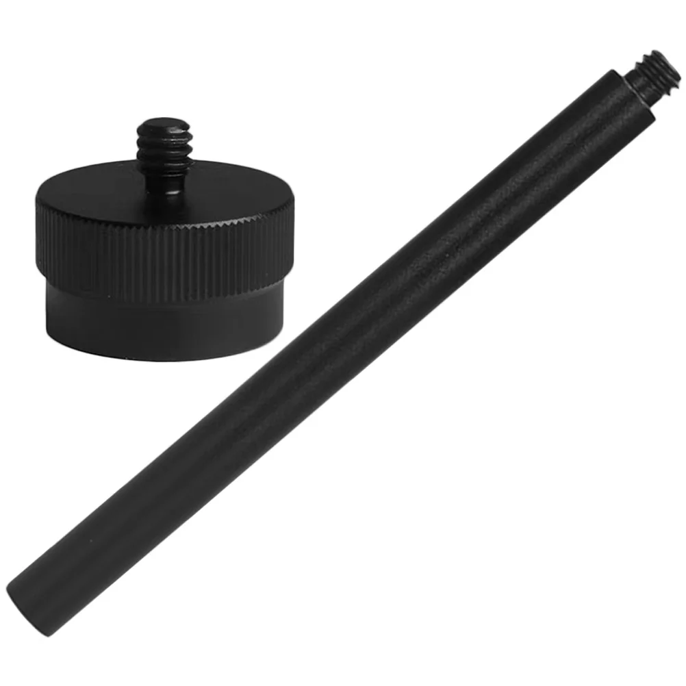 

Black Aluminum Alloy Camping Gas Canister Lamp Stand Stable Propane Lamp Holder Flat Tank Light Pole Outdoor Lighting