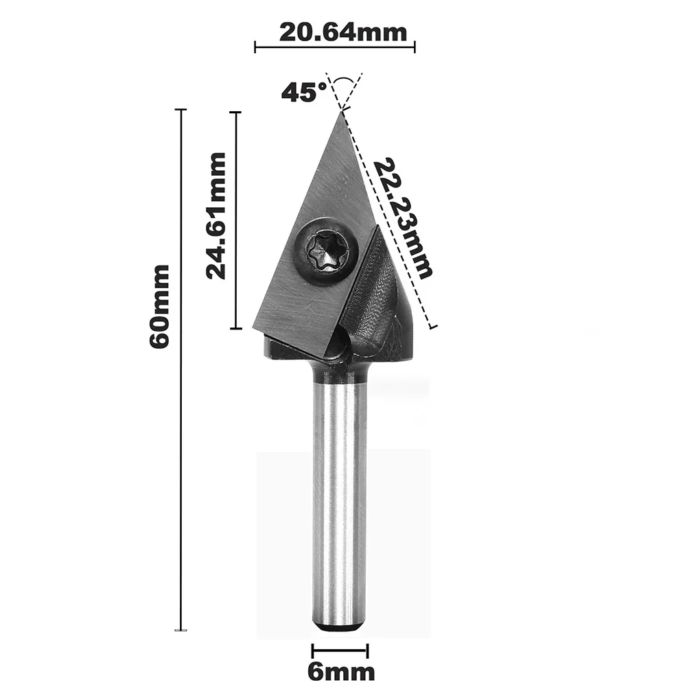 Brand New Milling Cutter Black Carbide Chamfering Engraving Milling Cutter High Strength Resistance To Bending