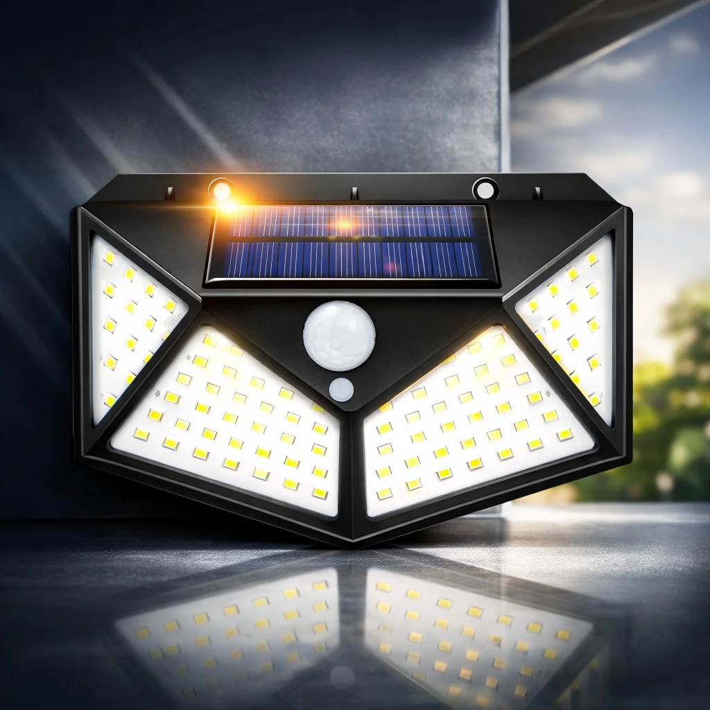 Solarbetriebene 100 LED Bewegu – Home Security Yard Sensors Bewertung und Preis
