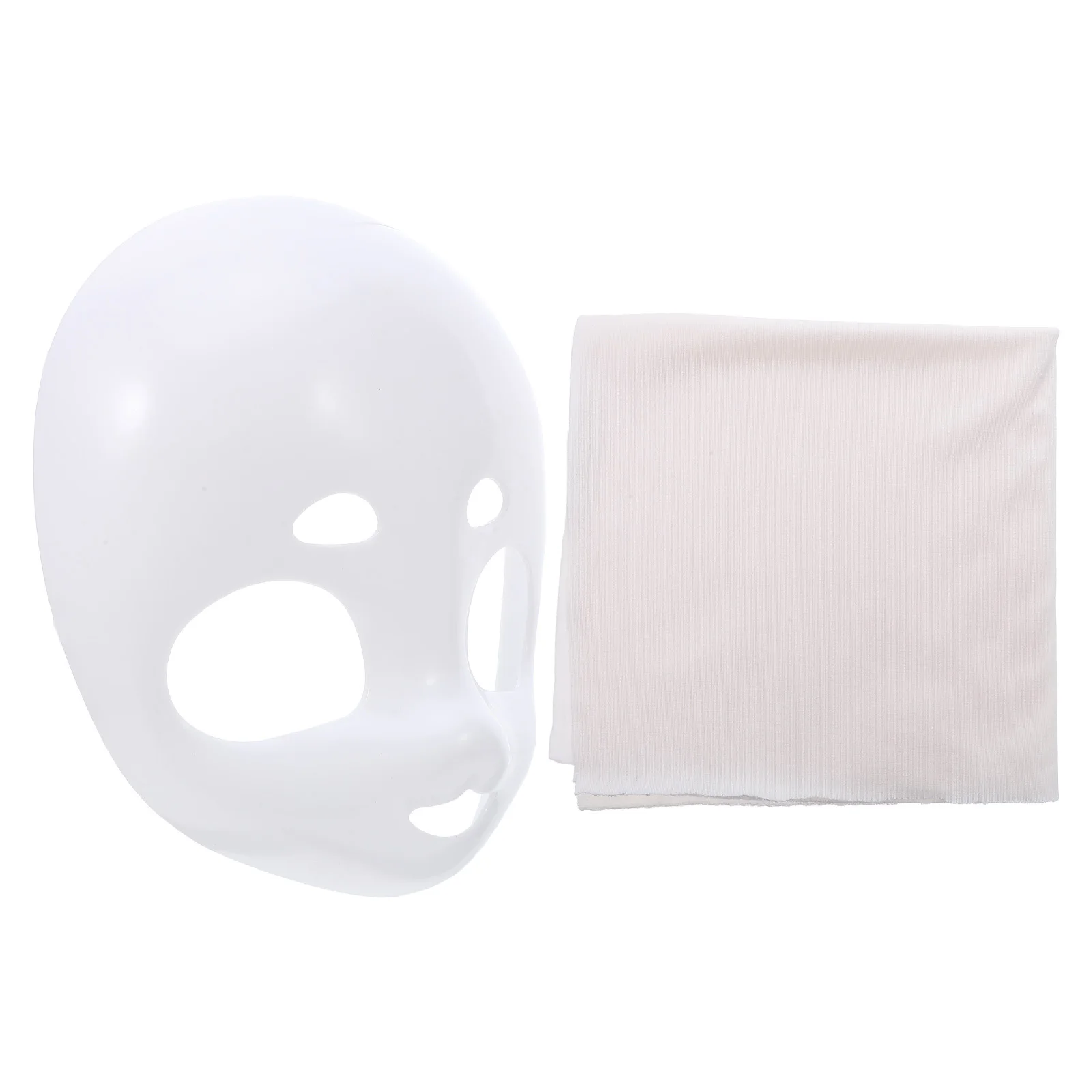 

2Pcs Beast Costume Mask Base Unpainted DIY Blank Animal Head for Halloween Party Cosplay Accessories Fursuit Base