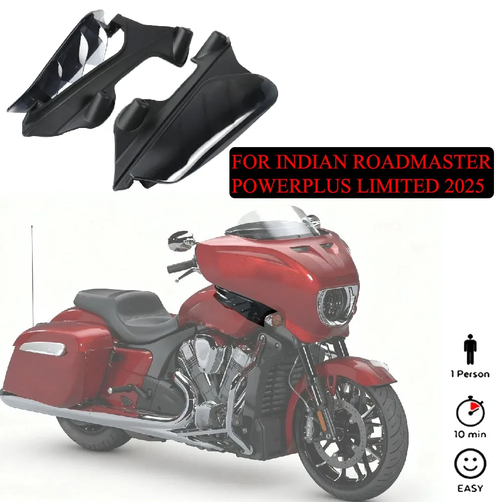 

NEW Style Side Fairings Air Deflector - Durable For 2025 Indian Roadmaster/Chieftain PowerPlus Limited, Dark Horse Motorcycle