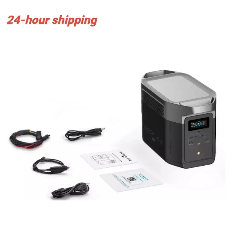 DELTA Max 2016Wh 1612Wh Portable Power Station 2400W AC Outlets Solar Generator for Home Backup, Outdoor Camping