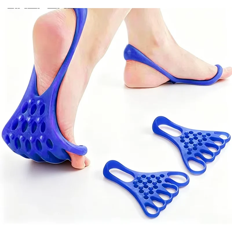 A Pair of Pinched Toe Trainers Thumb Valgus Orthotics Arch Yoga Foot Muscle Relaxation Foot Massage Stretching Strap Portable