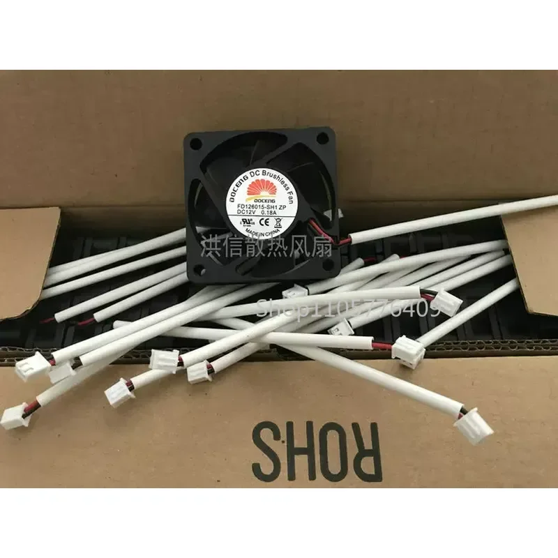 XINYI New Original Silent Cooling Fan for DOCENG 6015 FD126015-SH1 ZP DC12V 0.18A 0728