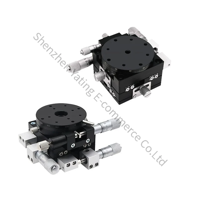 XYR Axis Three-axis Displacement Platform Precision Mobile Fine-tuning Optical Rotating Ultra-clean Table LSP40/LS60/90
