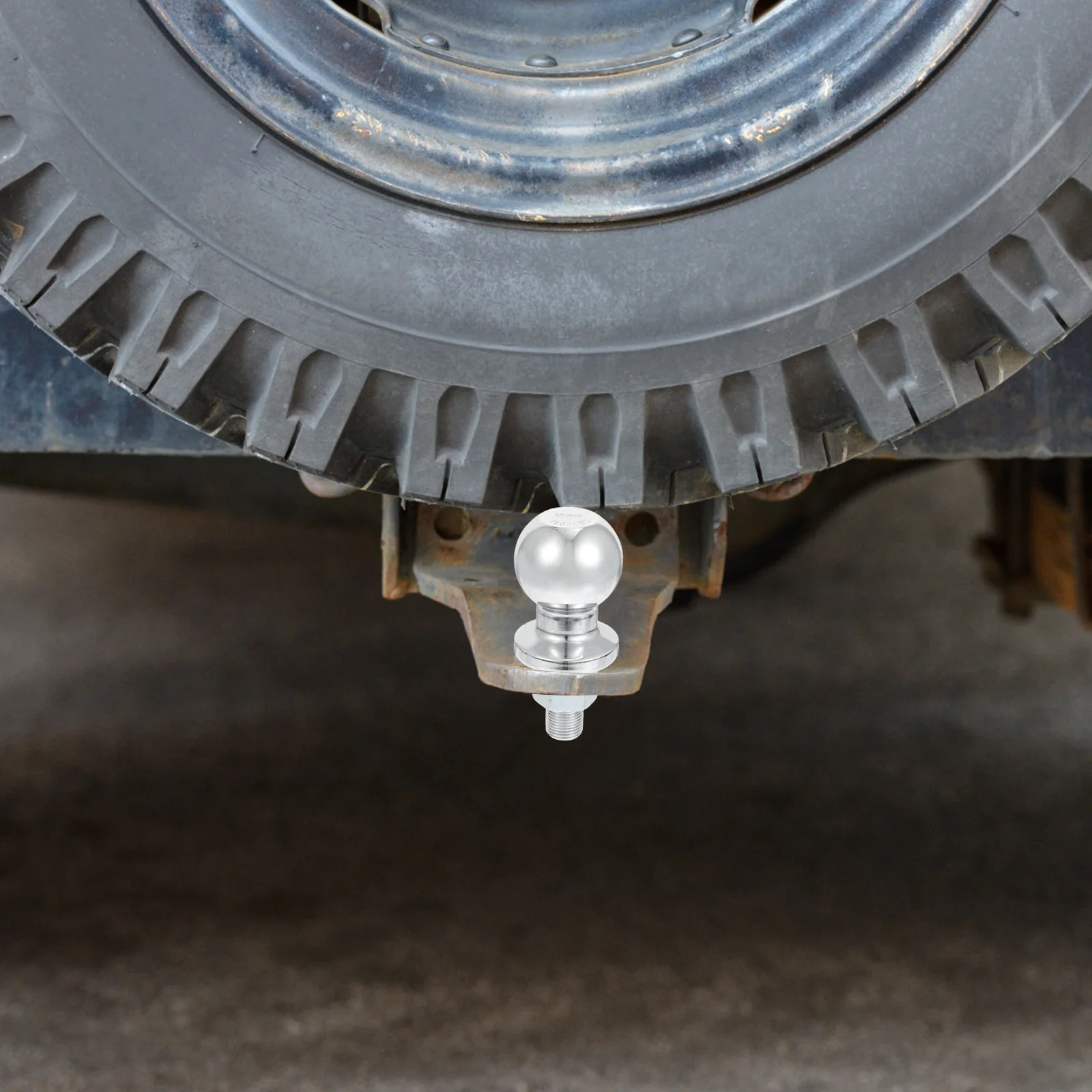 سحب مطلي بالكروم لسيارة يخت 2 بوصة استبدال سحب الكرة جبل مقطورة الكرة استبدال أجزاء المقطورة #3