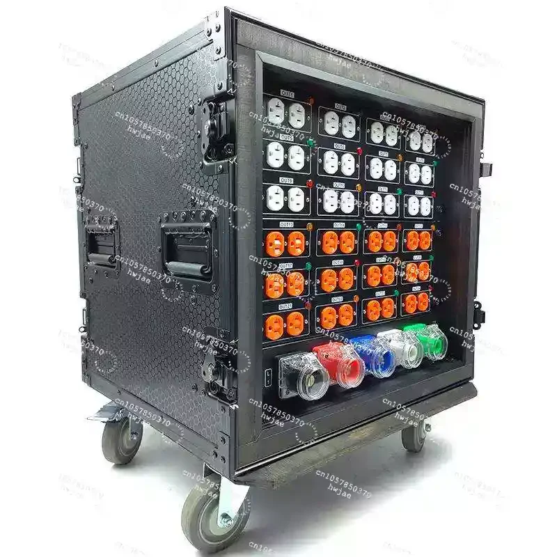24-way American standard straight-through box Stage performance power supply straight-through box 110v, 220v output voltage
