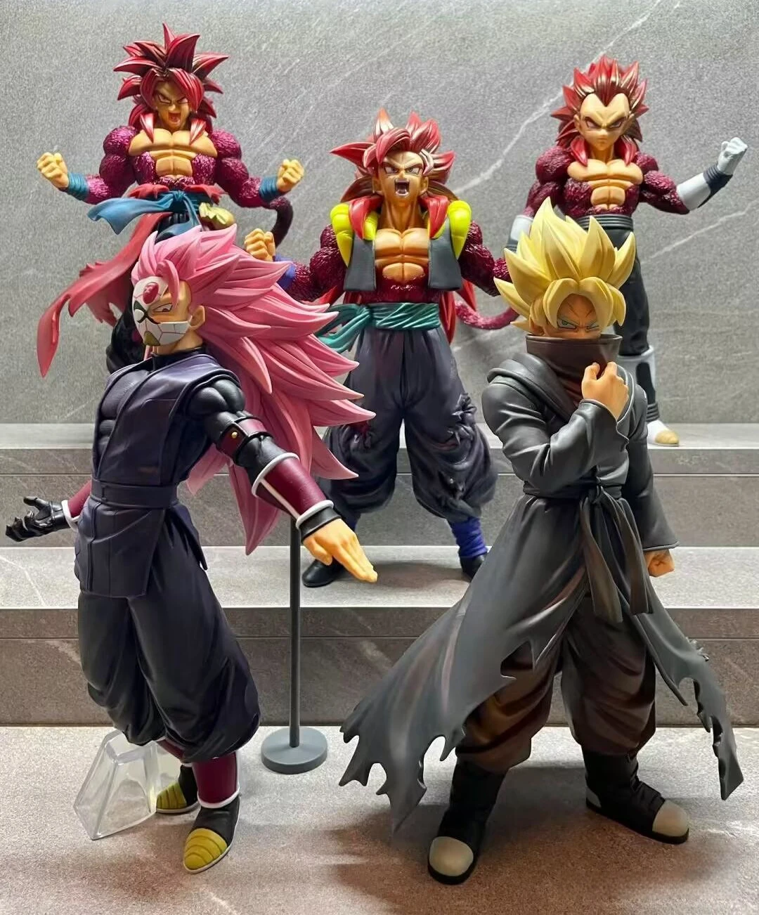 In Stock Bandai Dragon Ball Rewards The Peach Blossom Wukong Vegeta And Wujita Figurines Gift