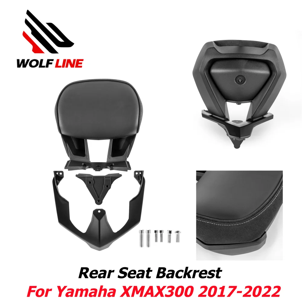 

WOLFLINE for Yamaha XMAX300 Rear Passenger Backrest Pillion Rear Seat Backrest for Yamaha XMAX300 XMAX 300 X-MAX 300 2017-2022