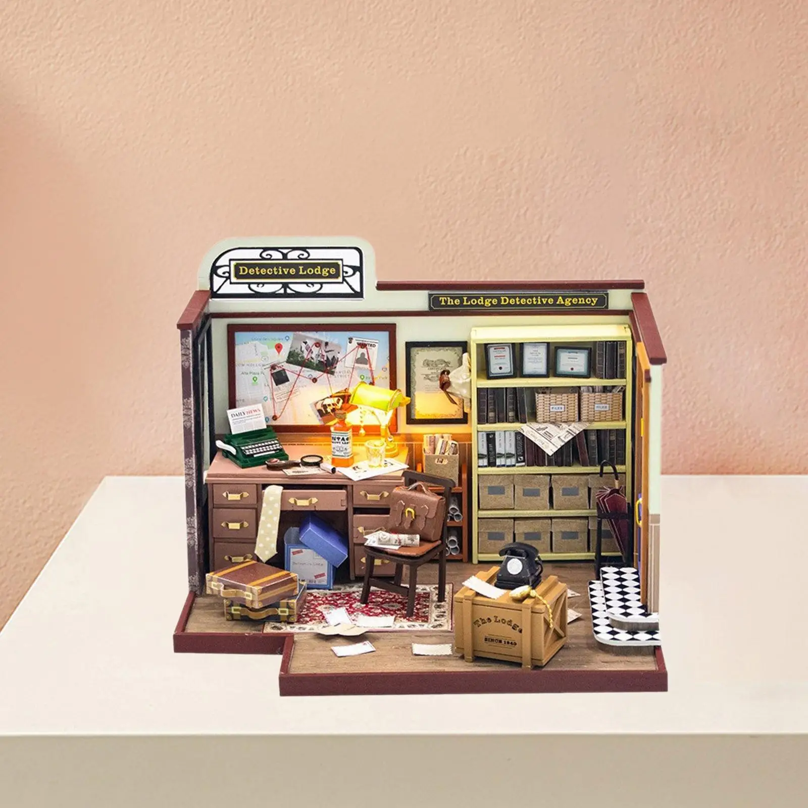 

DIY Miniature Dollhouse Kits with Furniture and Ornament Dollhouse DIY Miniature for Ages 8 Years Old up Teens Boy Girls Adults