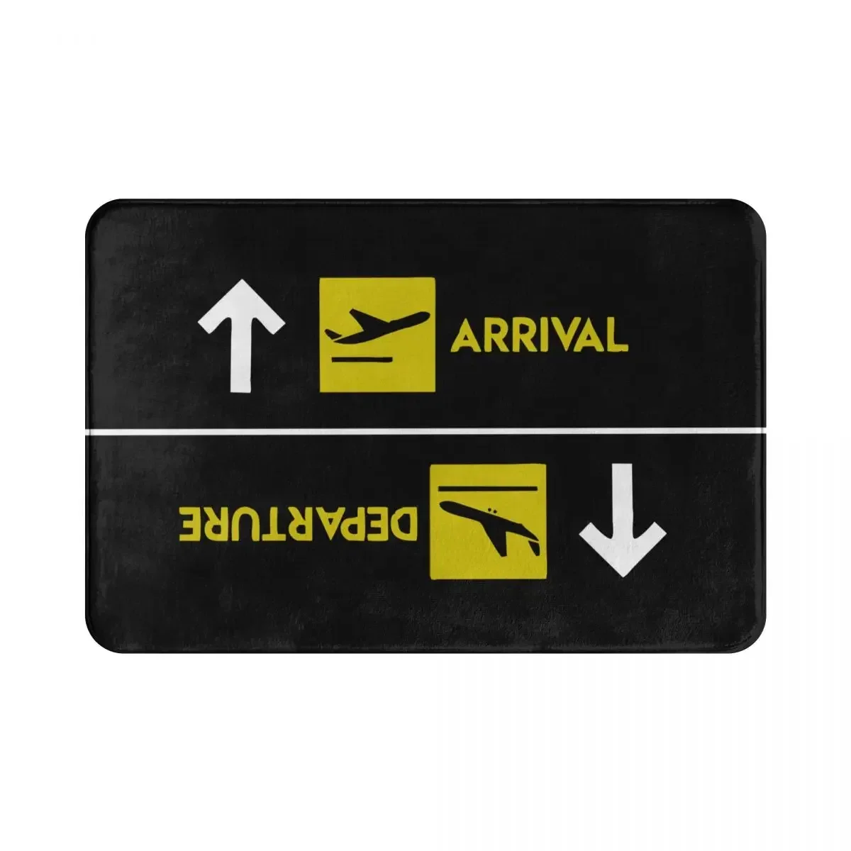 Popular The Exit Arrival Departure Doormat Bedroom Mat Kitchen Home Balcony Aircraft Logo Absorbent Floor Rug Door Mat Bath Mat