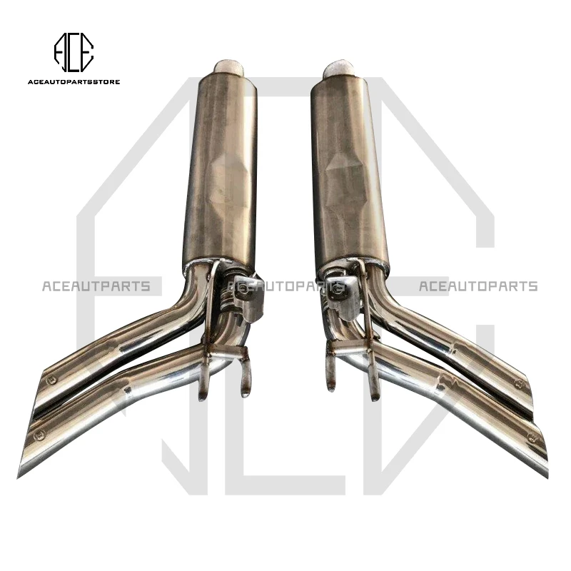 Stainless steel exhaust tips muffler tips for Mercedes Benz G class W464 W463A G63 G500 B style auto pipe exhaust