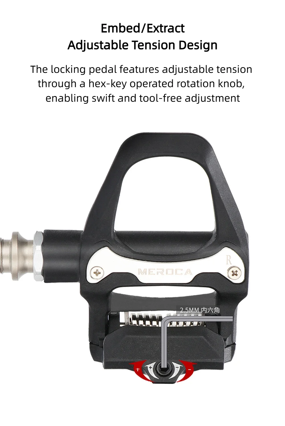 SPD Road Bike Pedals Ultralight Bike Clipless Pedals Adjustable Bicycle Locking Pedal With Locking Plate