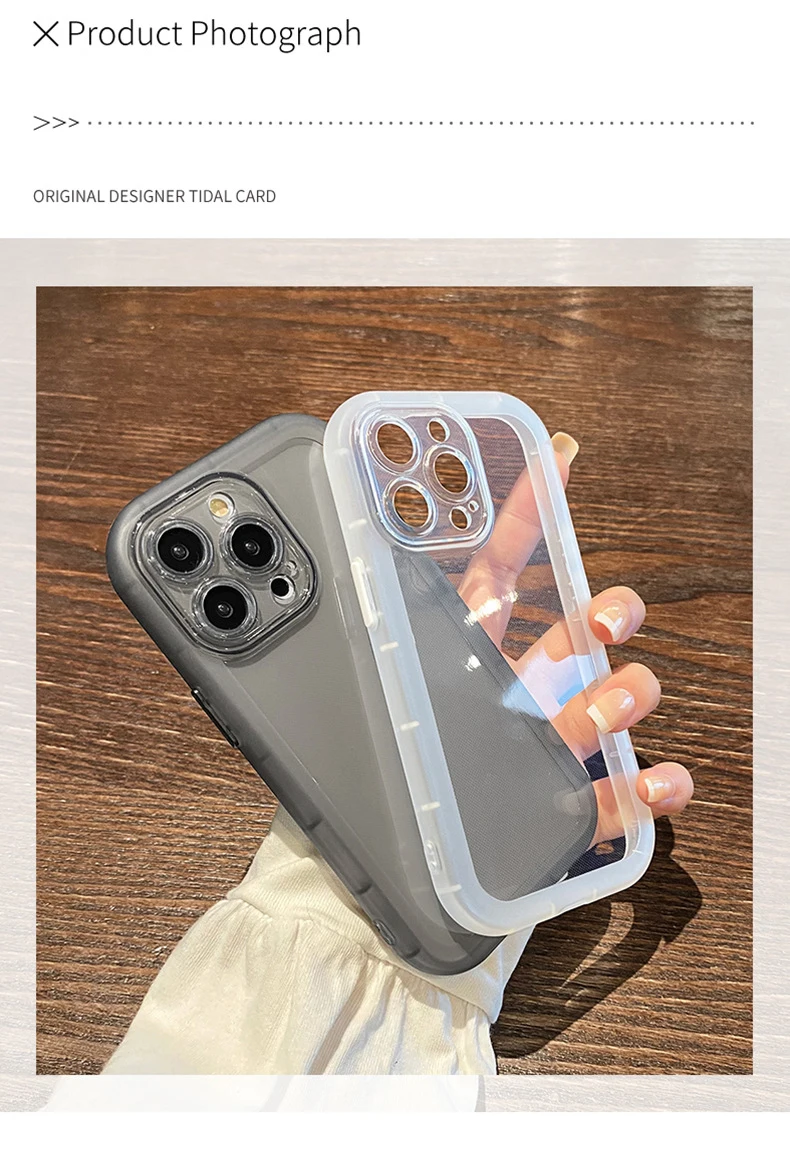 Weiche Hülle für iPhone 16 15 14 13 12 11 Pro Max Hüllen Klare, dicke, stoßfeste Abdeckung für iPhone 16 15 14 13 12 11 Handyhülle – Detail 4
