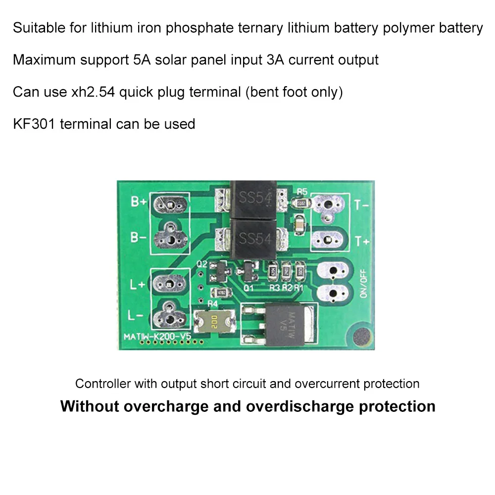 Automatic Solar Panel Battery Charger Board Night Light LED Lamp Control Switch Garden Street light 3.7V 7.4V 11.1V Module