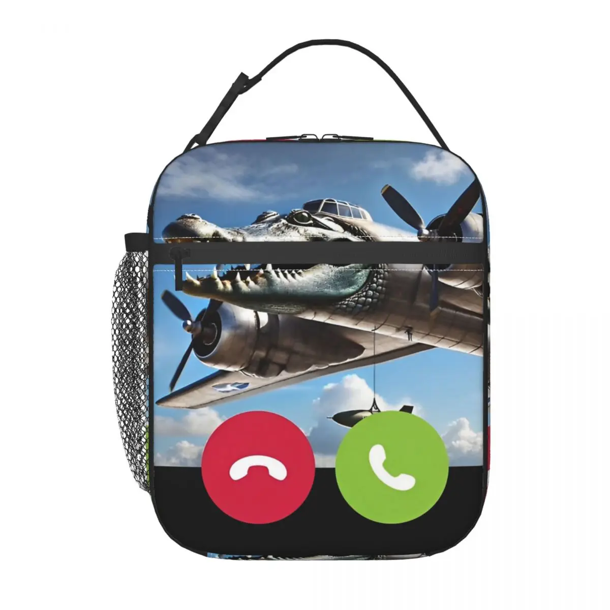 

Bombardiro Crocodilo Viral Meme Thermal Insulated Lunch Bag for Travel Portable Food Bag Container Thermal Cooler Lunch Boxes